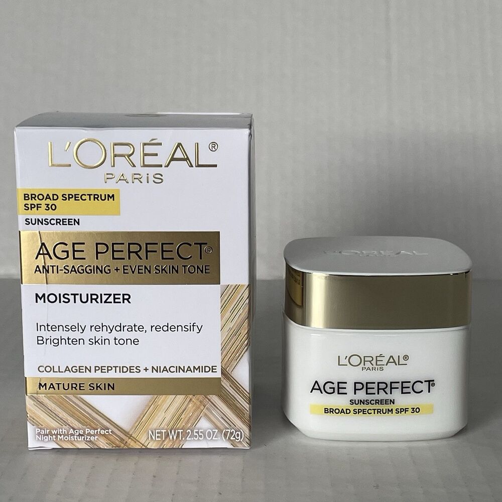 L'Oreal Age Perfect Anti-Sagging+Even Tone Day Moisturizer Broad Spectrum SPF 30